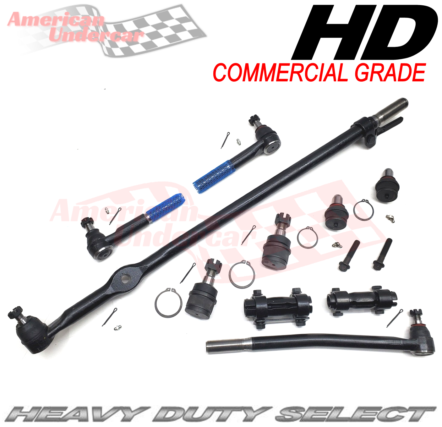 SasugaOne Front Ball Joint Tie Rod End Sway Bar Steering