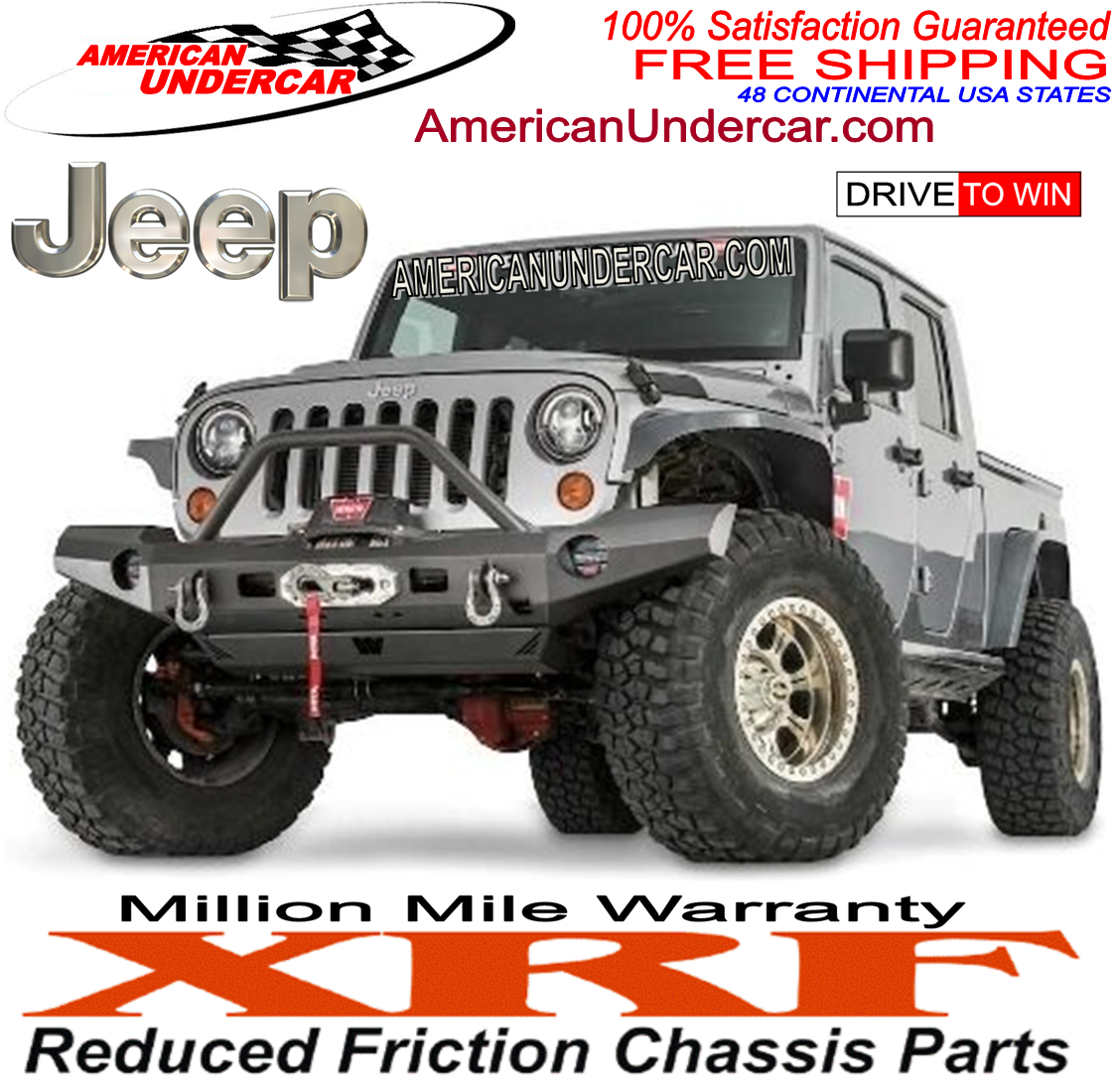 XRF Tie Rod Steering Kit 1997-2006 Jeep Wrangler 4x4