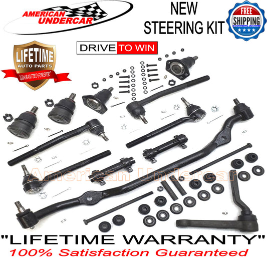 Lifetime Ball Joint Tie Rod Idler Arm Center Link Kit | 1975-1981 Chevrolet, Buick, Oldsmobile, Pontiac