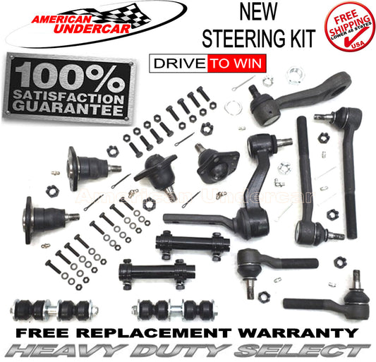 HD Ball Joint Tie Rod Idler Pitman Arm Kit | 1999-2005 GMC Jimmy, Oldsmobile Bravada 4x4