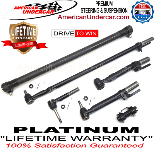 Lifetime Tie Rod Steering Suspension Kit | 2005-2010 Ford F550 Super Duty 2WD