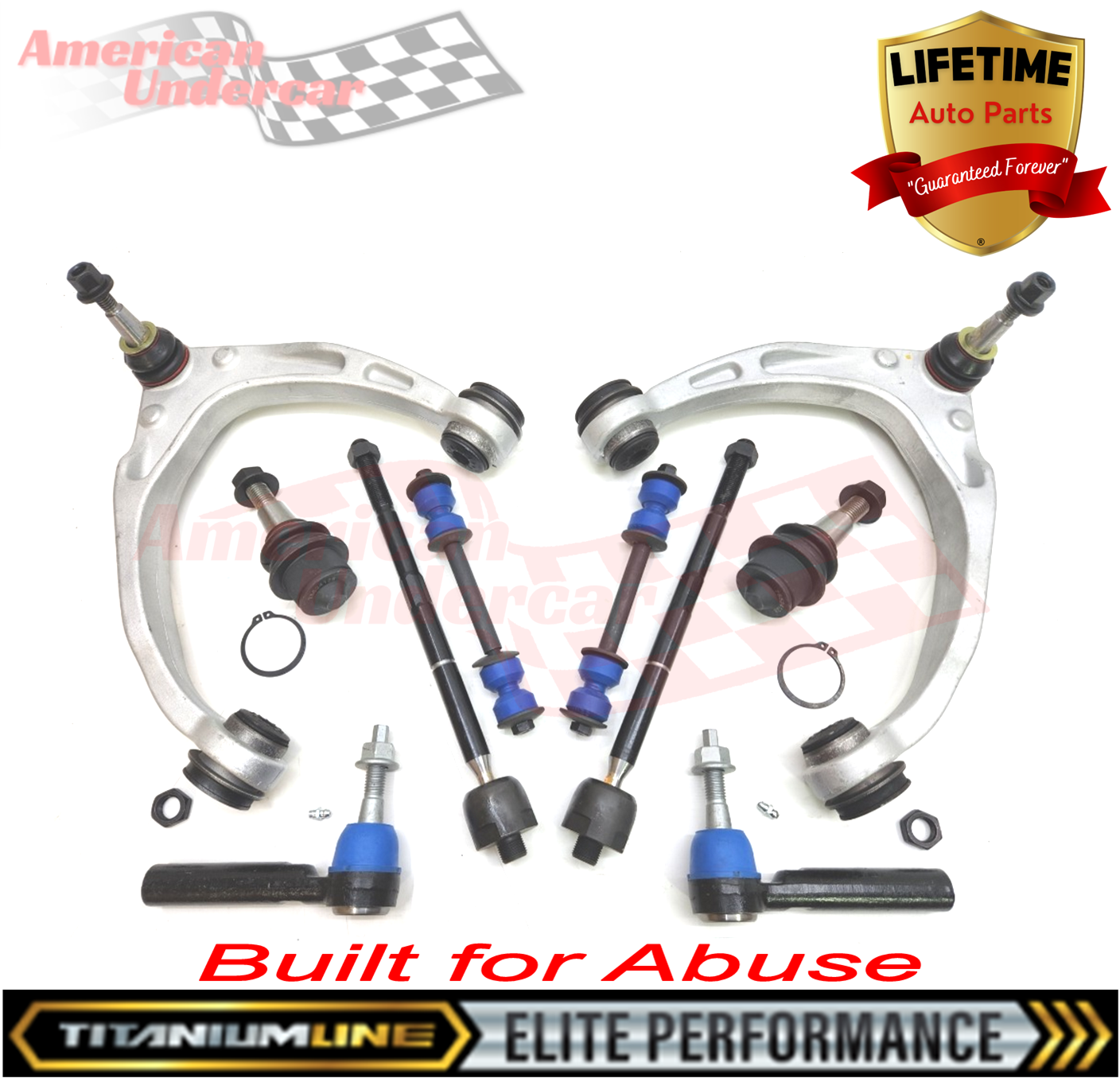 Lifetime Titanium Line Steering & Suspension Kit 2014 - 2016 Chevrolet GMC 1500 (for Aluminum Arms)