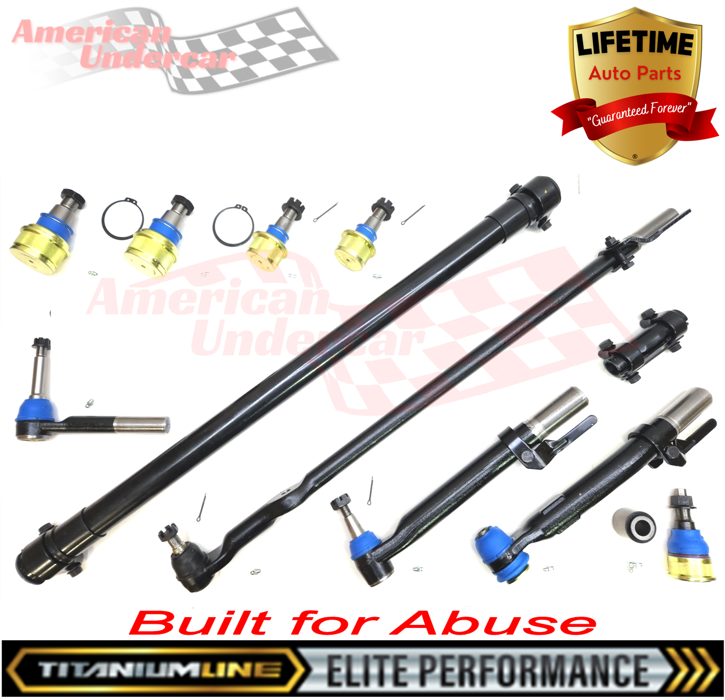 Lifetime Titanium Line Steering Suspension Kit | 2005-2010 Ford F450 F550 Super Duty