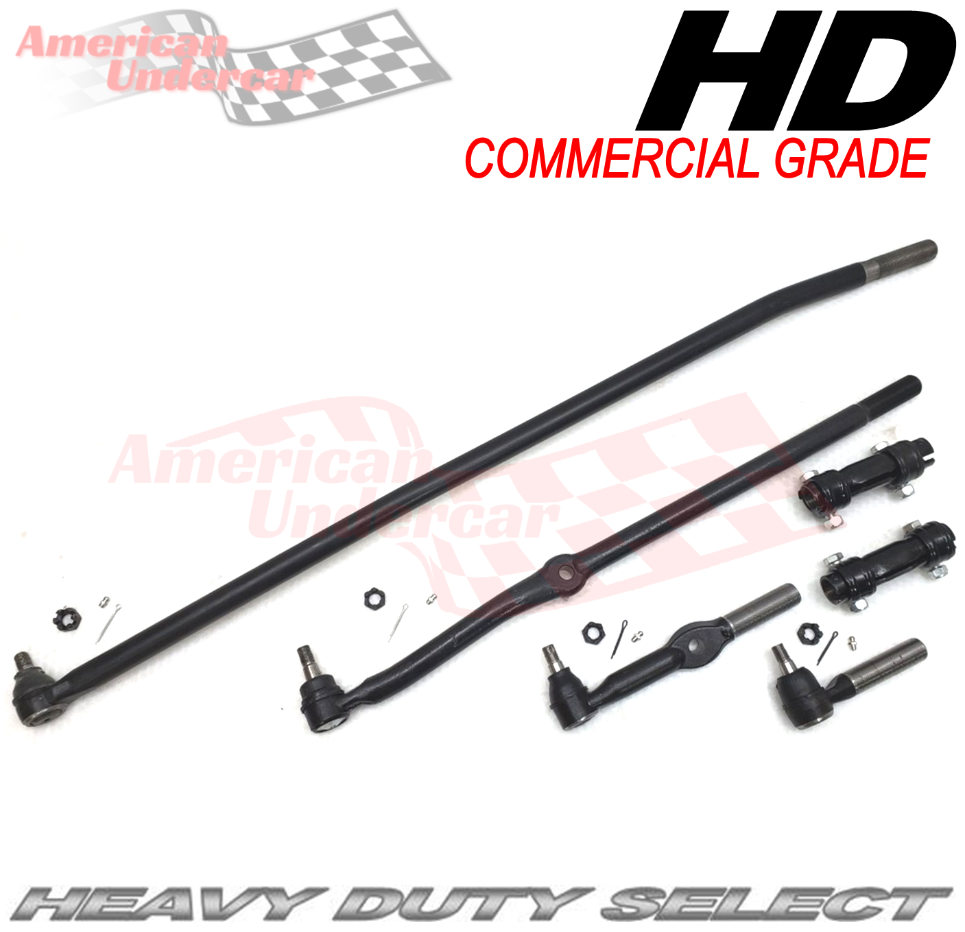 HD Tie Rod Steering Kit | 1994-1997 Dodge Ram 2500 4x4 3850lb axle