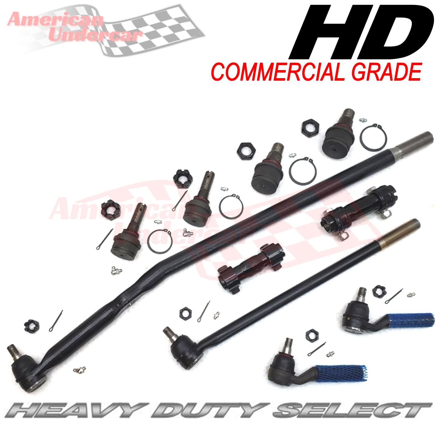HD Steering and Suspension Kit | 1997 Ford F250HD 4x4, 4600lb Axle (twin I-beam)