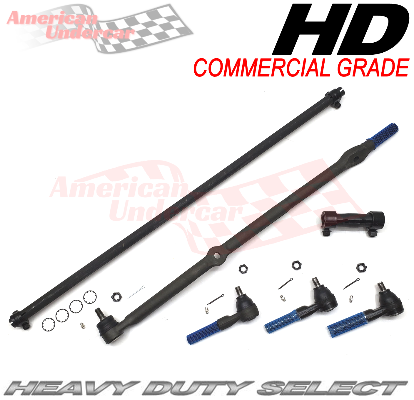 HD Tie Rod Steering Kit 1997-2006 Jeep Wrangler 4x4