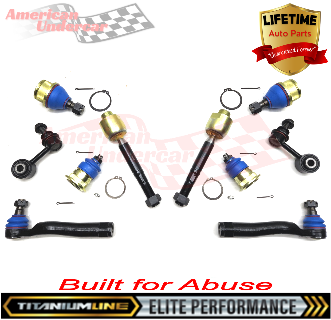 Lifetime Titanium Line Steering and Suspension Kit 2007 - 2021 Toyota Tundra Sequoia