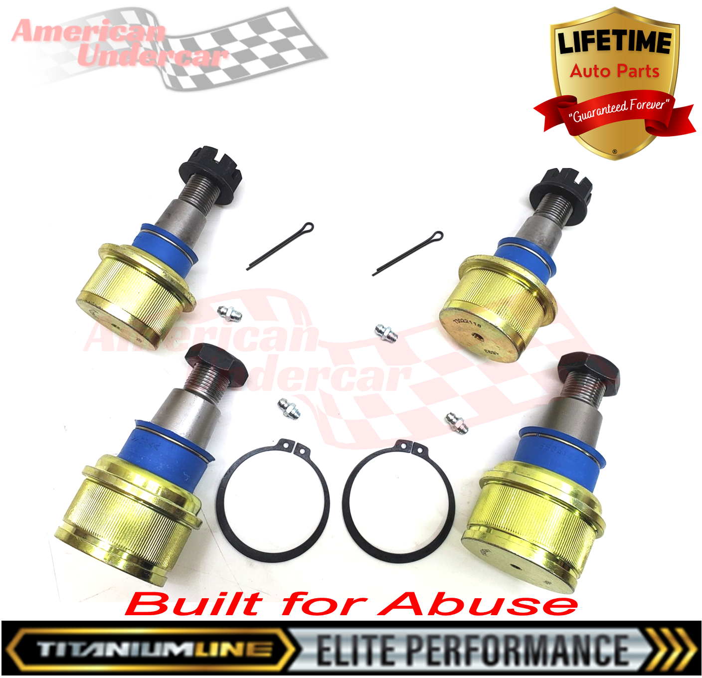 Lifetime Titanium Line Ball Joint Suspension Kit | 2005-2023 Ford F450 Super Duty *Does Not fit all Applications*
