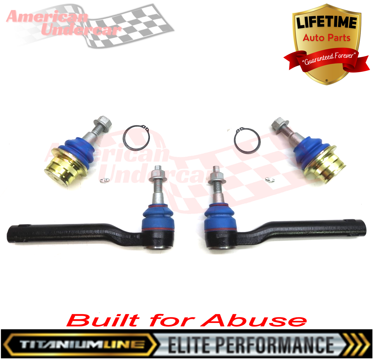 Lifetime Titanium Line Steering and Suspension Kit | 2021-2022 Ford F150 Raptor 3.5L V6 4x4