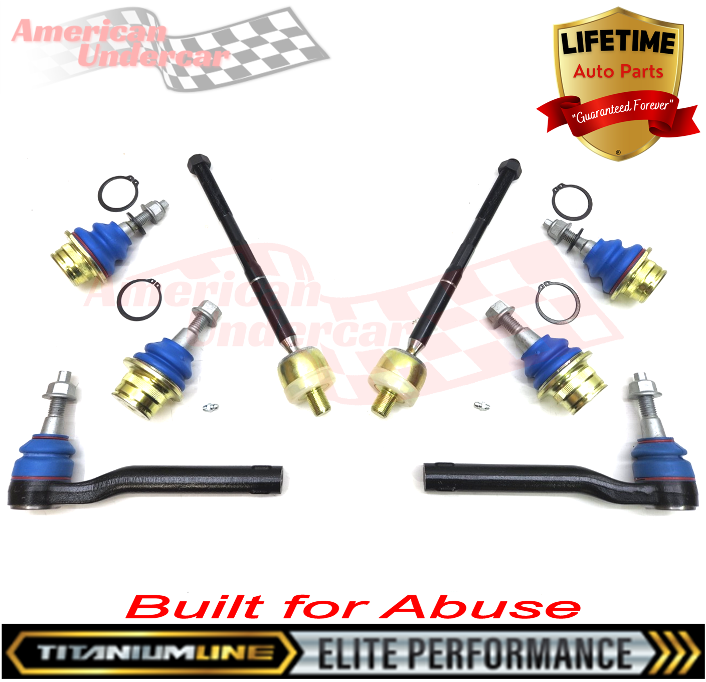 Lifetime Titanium Line Steering and Suspension Kit | 2017-2020 Ford F150 Raptor 3.5L V6 4x4