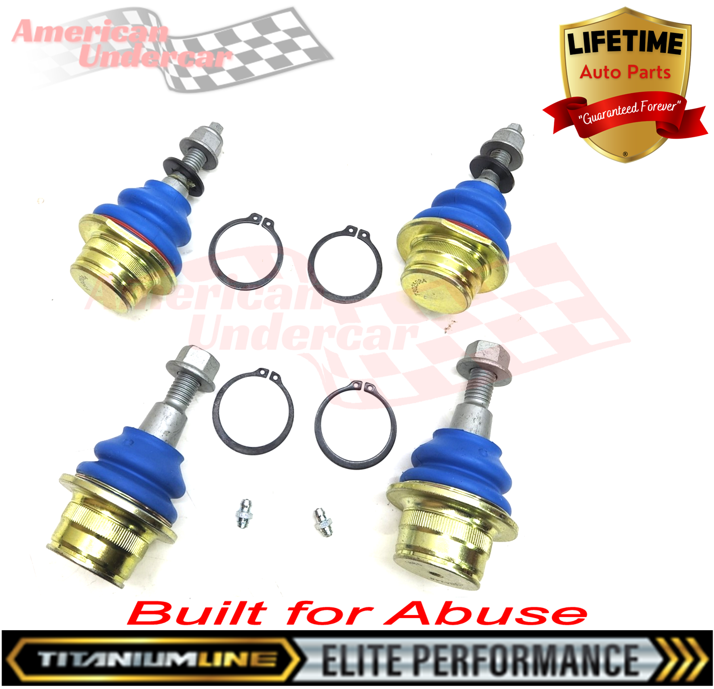 Lifetime Titanium Line Ball Joints Suspension Kit | 2015-2020 Ford F150