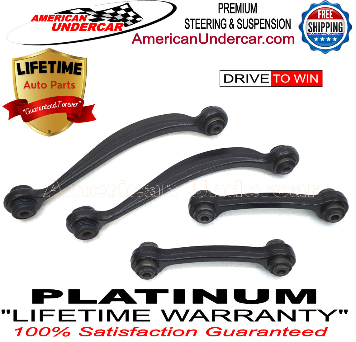 Lifetime Control Arm Link Rear Suspension Kit | 2008-2017 Buick Enclave 2WD, AWD