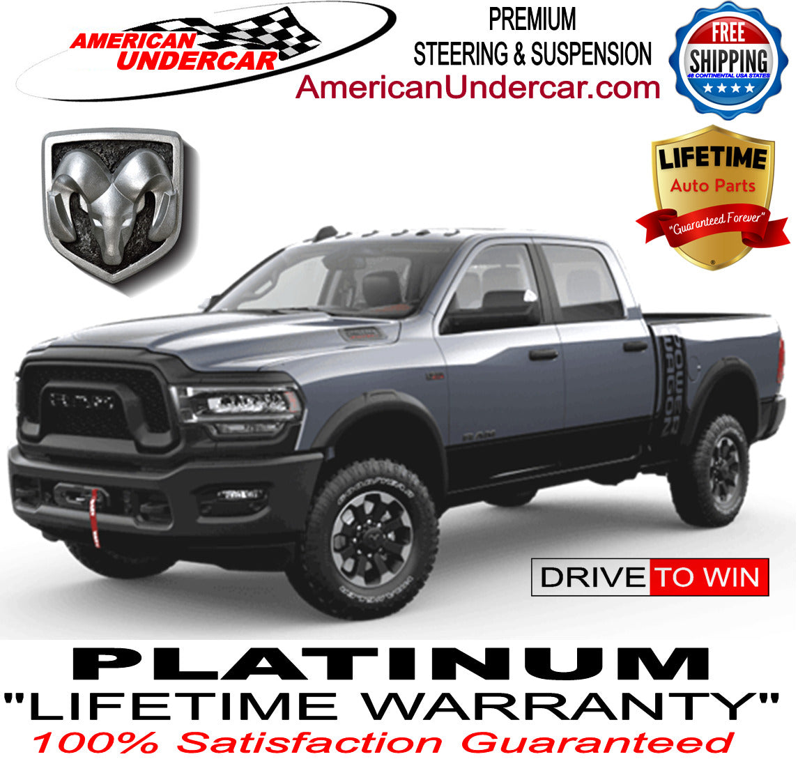Lifetime Steering Linkage Kit | 2000-2002 Dodge Ram 2500 3500 4x4
