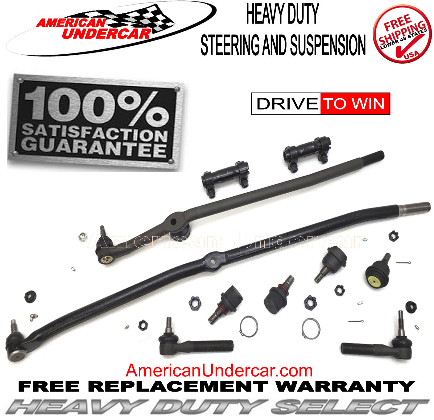 HD Steering and Suspension Kit | 2000-2002 Dodge Ram 2500 3500 4x4