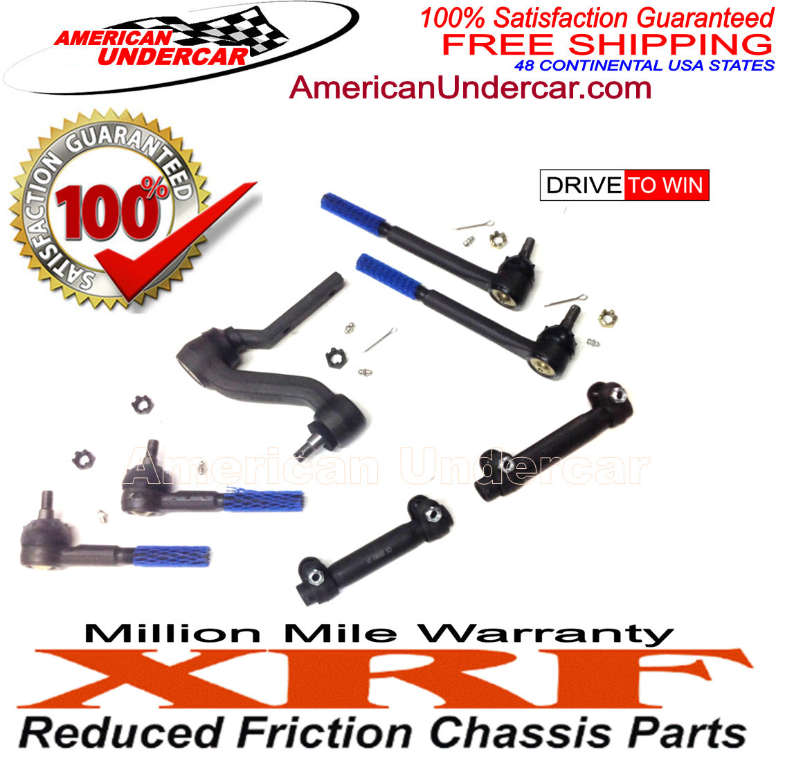 XRF Tie Rod Idler Arm Link Sleeve Steering Kit | 1968-1974 Chevrolet, Buick, Oldsmobile, Pontiac