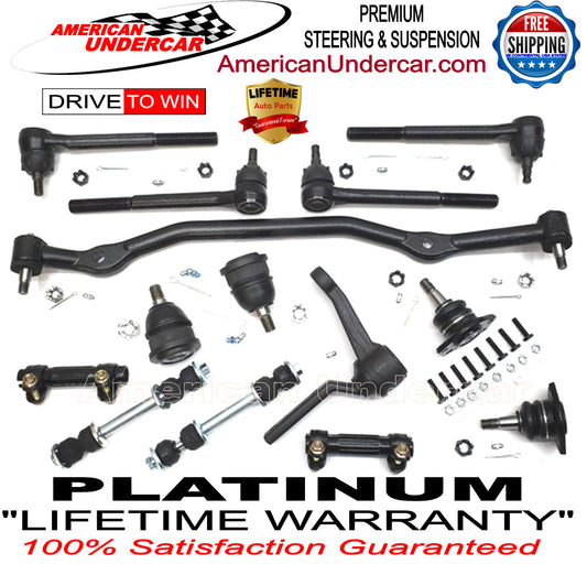 Lifetime Ball Joint Tie Rod Center Link Kit | 1971-1972 Buick, Chevrolet, GMC, Oldsmobile, Pontiac