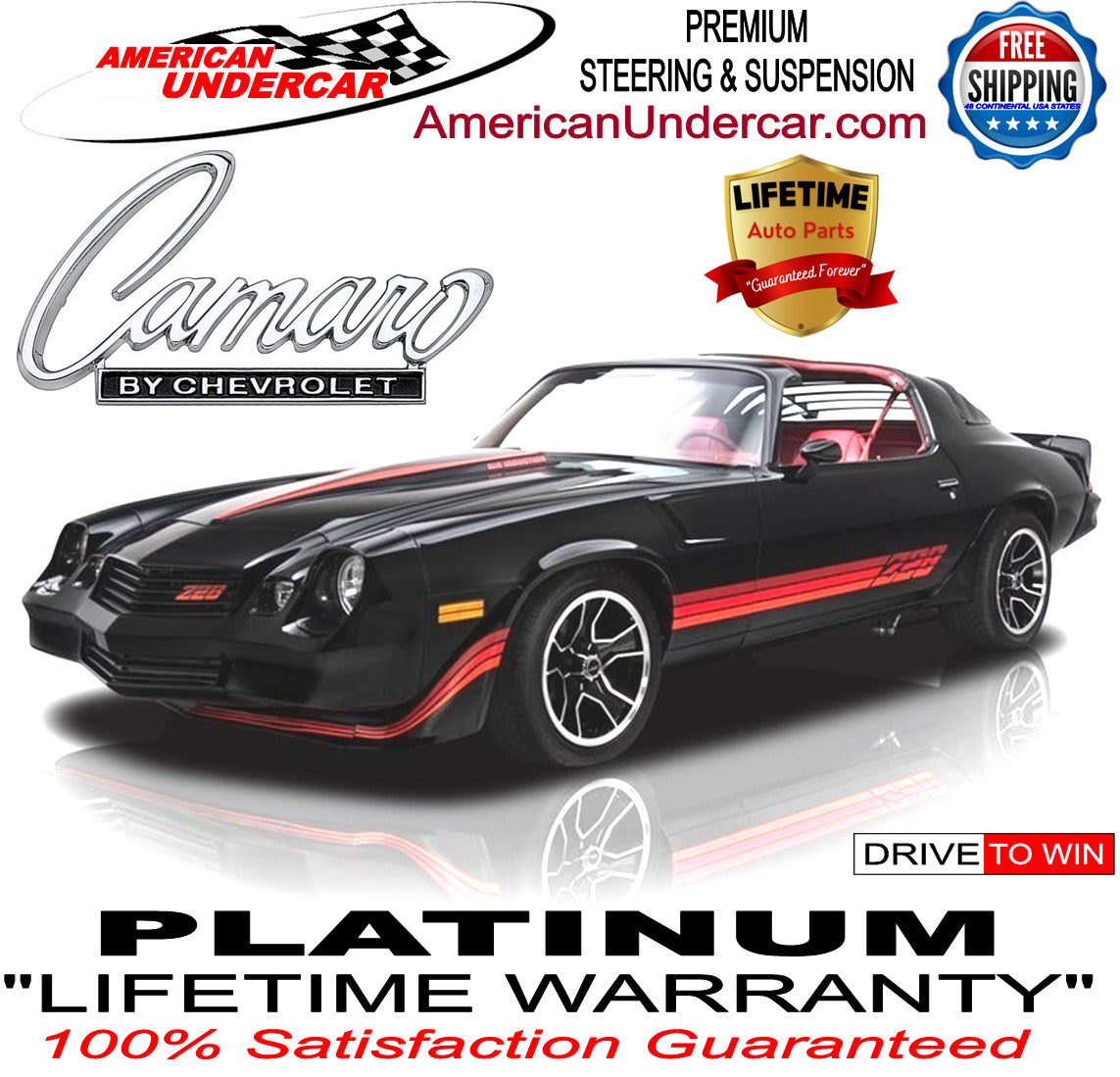 Lifetime Tie Rod Idler Arm Steering Kit | 1968-1974 Chevrolet, Buick, Oldsmobile, Pontiac