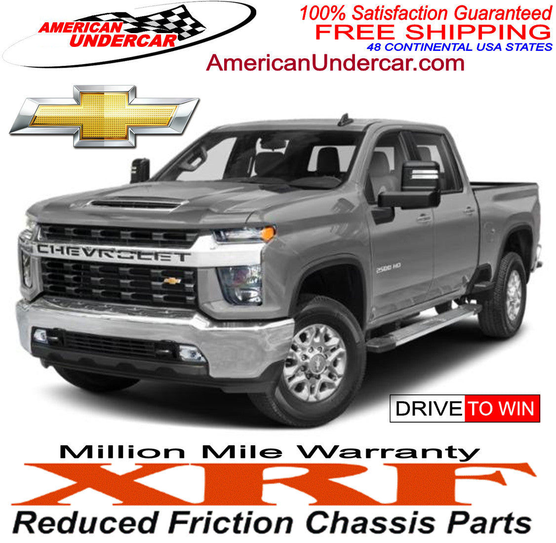 XRF Idler Arm Pitman Arm Steering Kit | 2011-2023 Chevrolet GMC 2500HD 3500HD