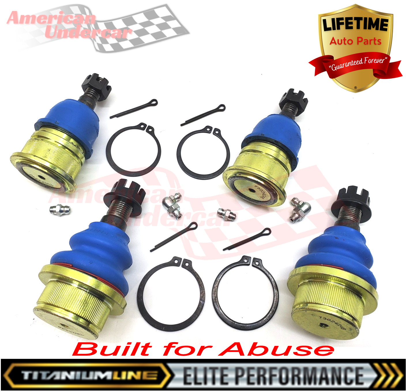Lifetime Titanium Line Ball Joint Suspension Kit 1999 - 2006 Cadillac Chevrolet GMC K1500 4x4