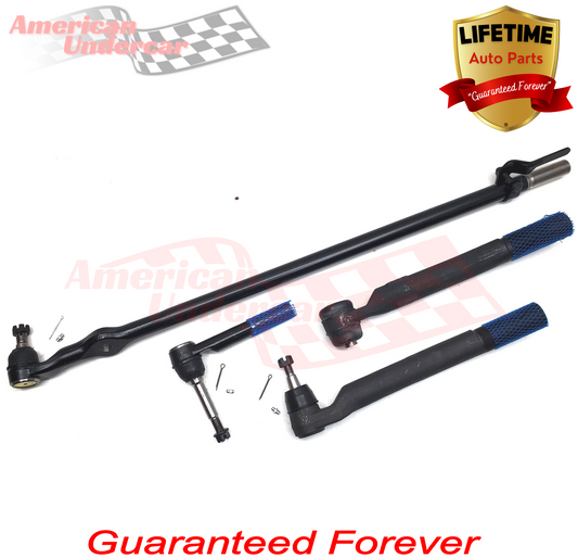 Lifetime Tie Rod Steering Kit | 2017-2022 Ford F450 F550 Super Duty | Wide Frame