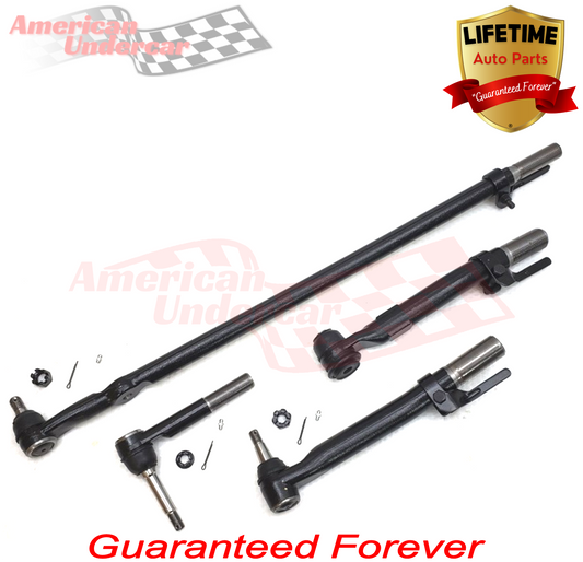 Lifetime Tie Rod Steering Kit | 2011-2016 Ford F450 F550 Super Duty 2WD & 4x4 | Wide Frame