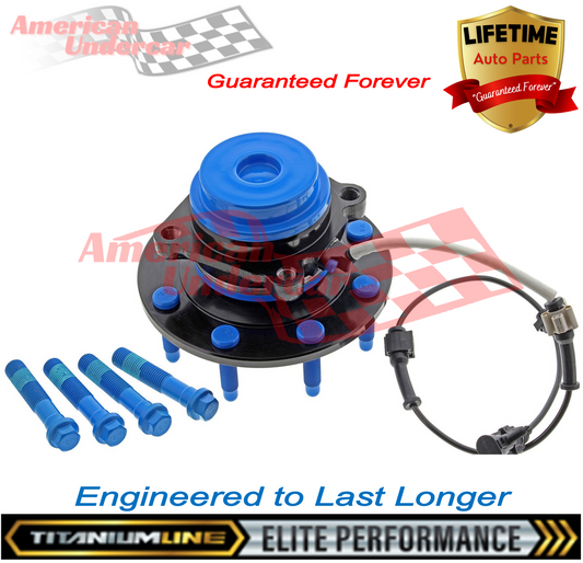 Lifetime Titanium Line Wheel Bearing Hub Assembly | 2018-2023 Chevrolet GMC 2500 3500