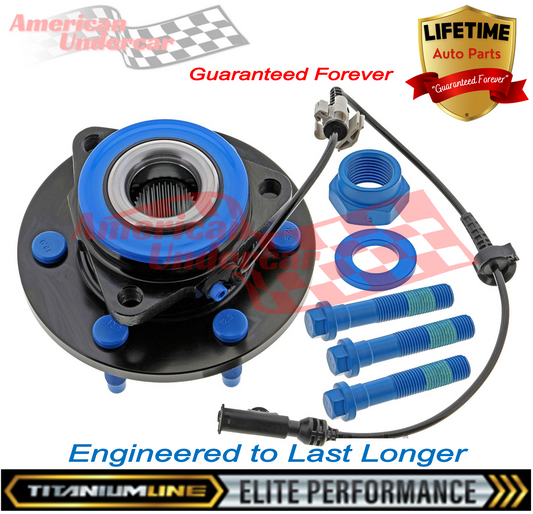 Lifetime Titanium Line Wheel Bearing Hub Assembly | 2007-2014 Cadillac Chevrolet GMC 4x4