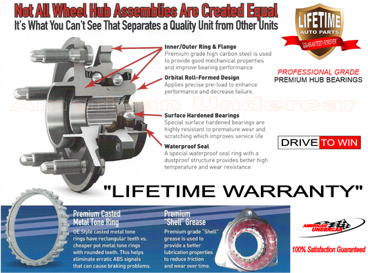 Lifetime Wheel Bearing Hub Assembly | 2018-2020 Ford F150 4x4