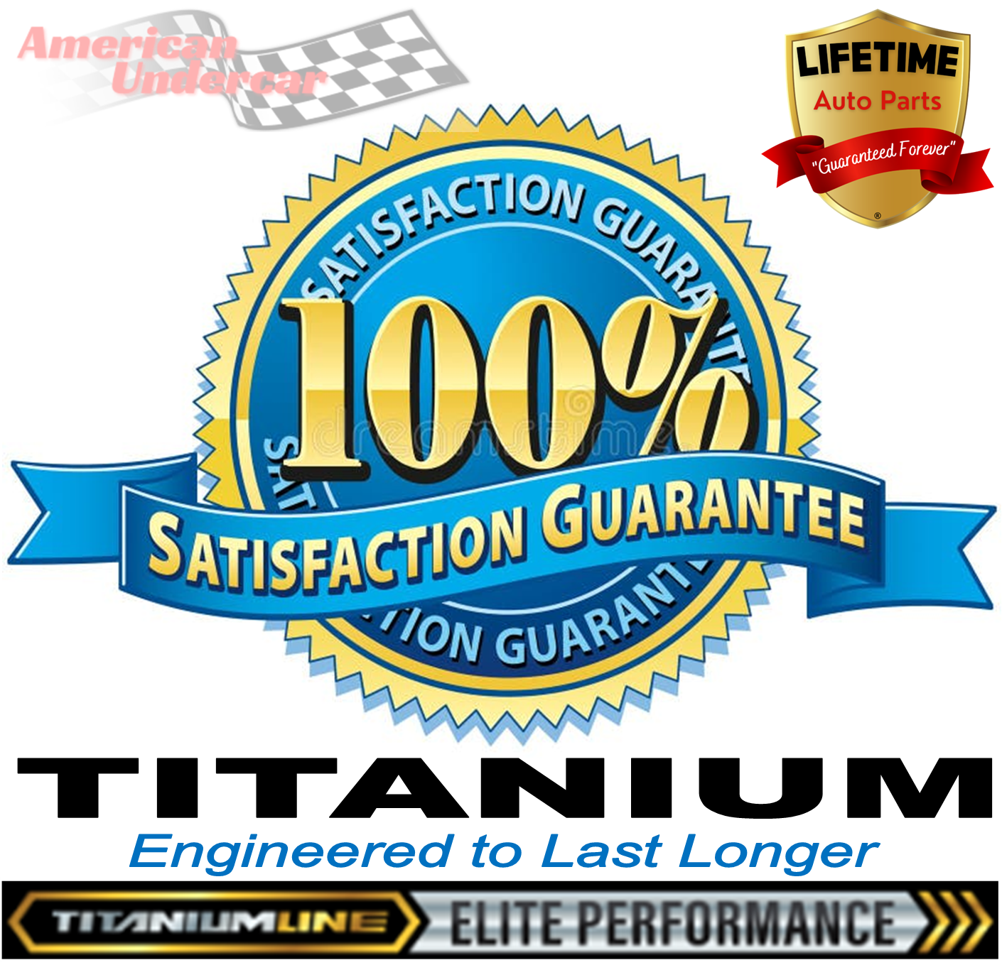 Lifetime Titanium Line Wheel Bearing Hub Assembly | 2005-2010 Ford F250 F350 Super Duty 4x4