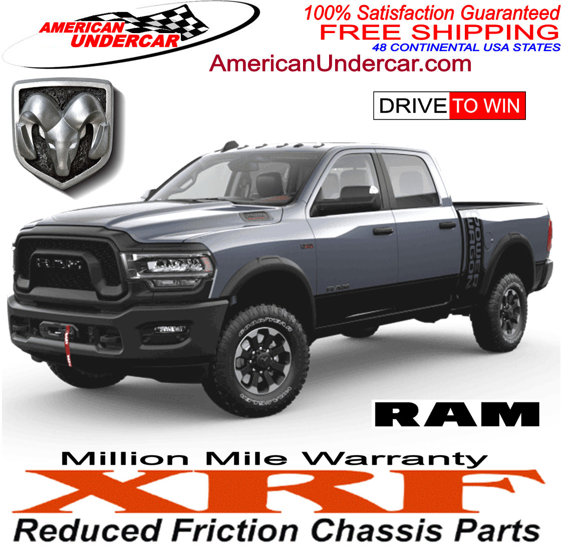 XRF Steering and Suspension Kit "T Style"  | 2009-2012 Dodge Ram 2500 3500 4x4