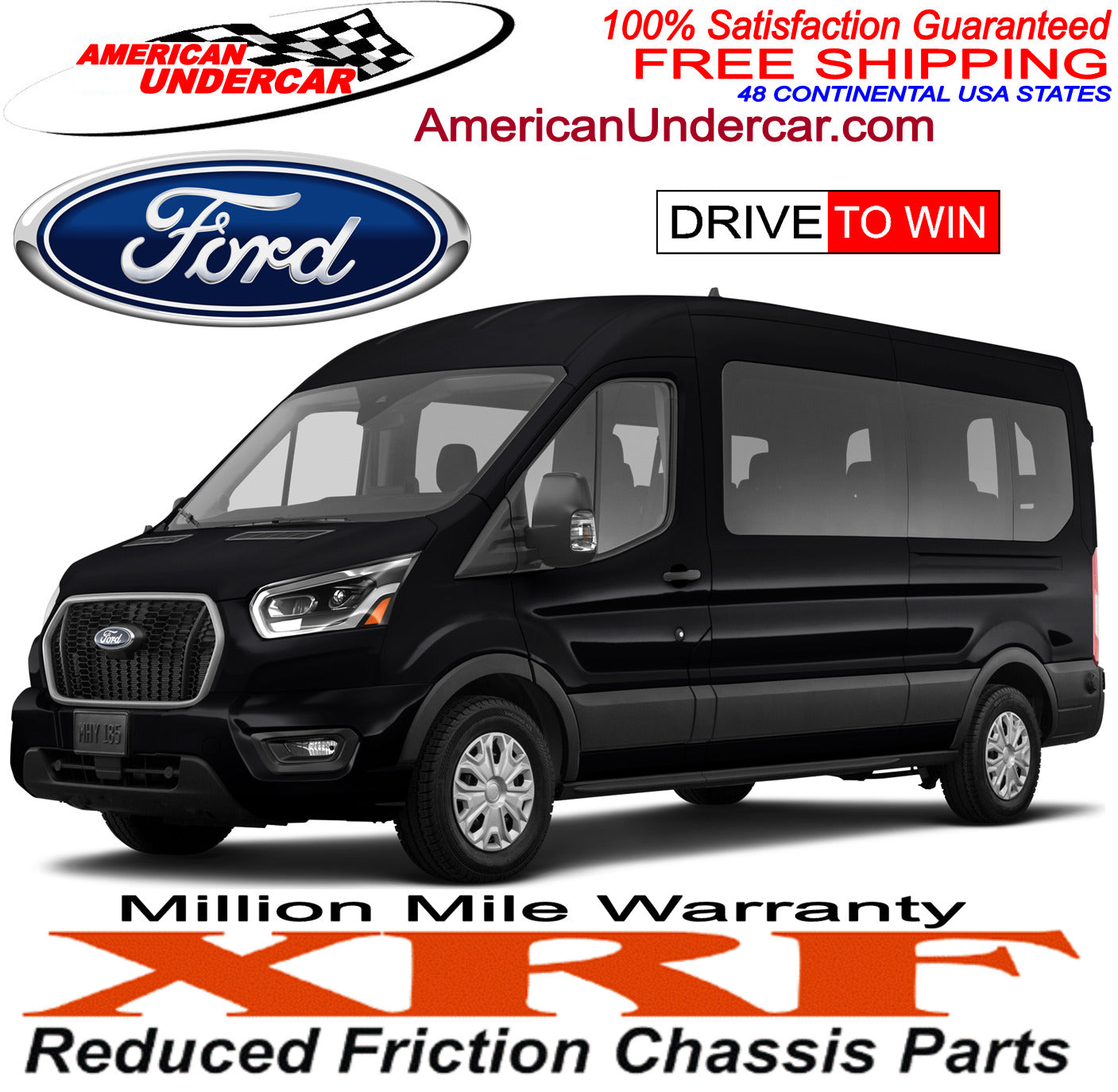 XRF Ball Joints Tie Rod Steering Suspension Kit | 2015-2019 Ford Transit 150 2WD