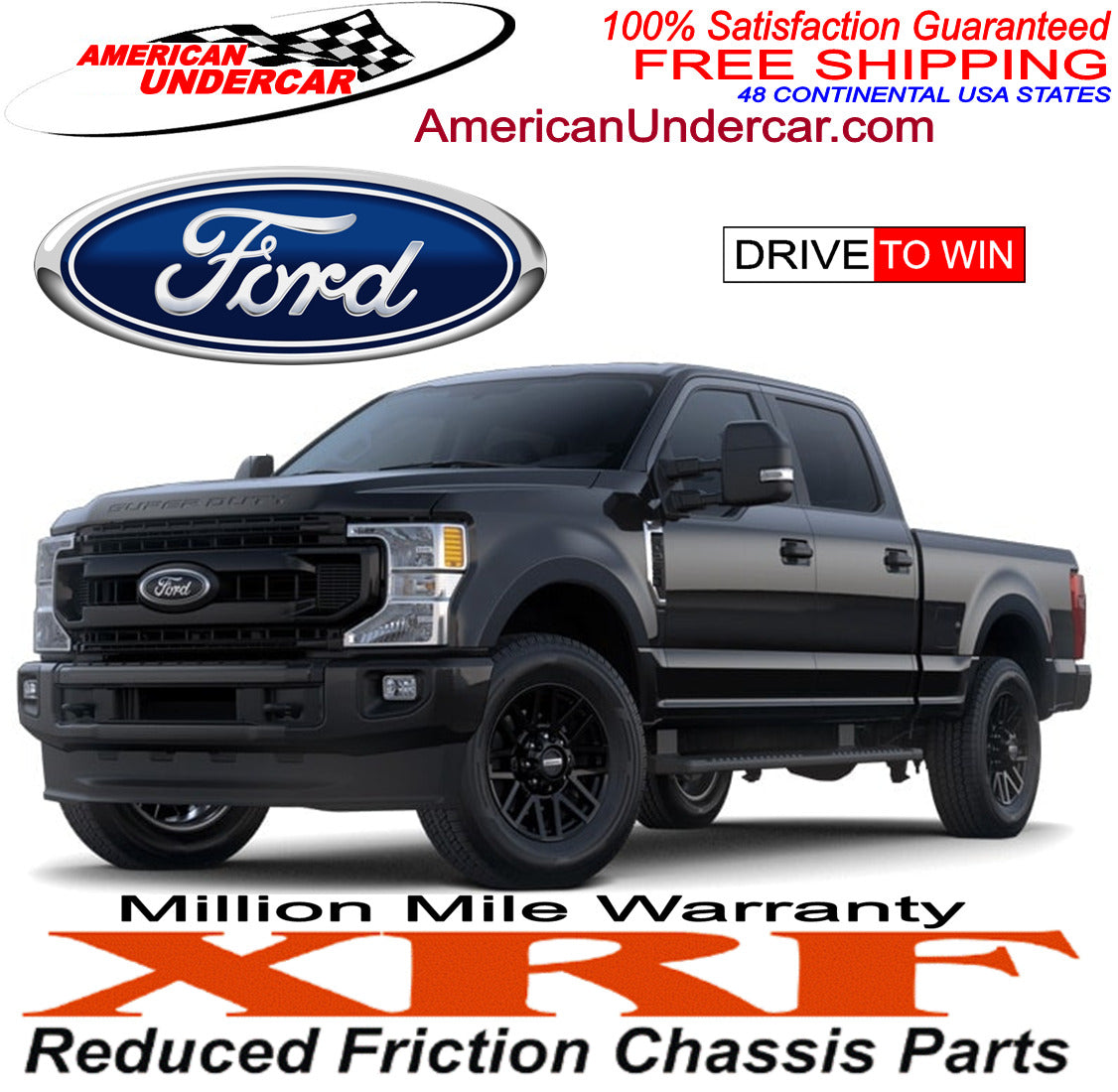 XRF Tie Rod Drag Link Steering Kit | 1997 Ford F250HD 4x4 (twin I-beam suspension)