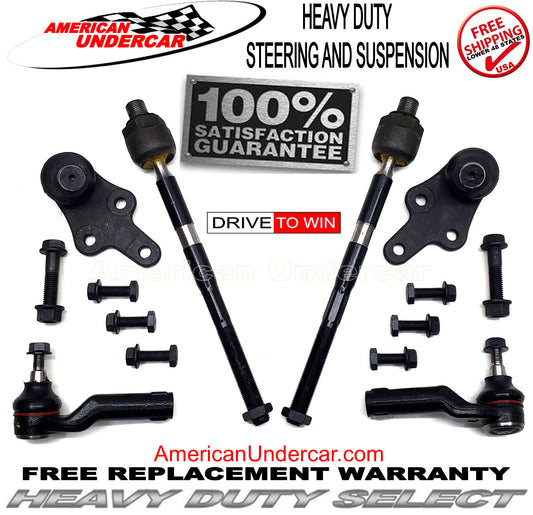 HD Ball Joints Tie Rod Steering Suspension Kit | 2014-2019 Ford Transit Connect 2WD