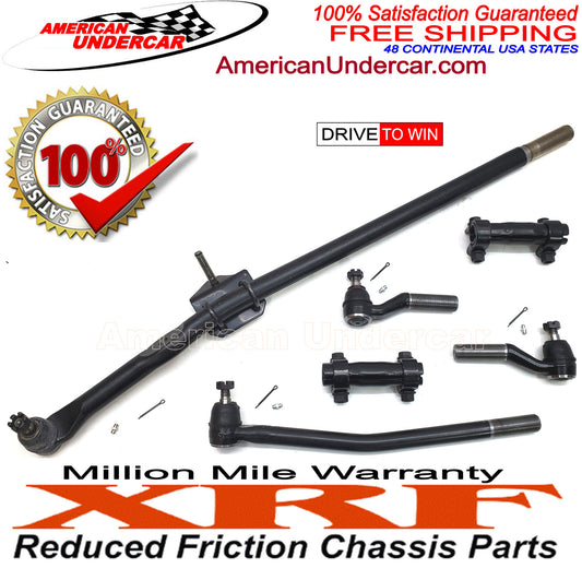 XRF Drag Link Tie Rod Sleeve Steering Suspension Kit | 1999-2006 Ford E450 DRW