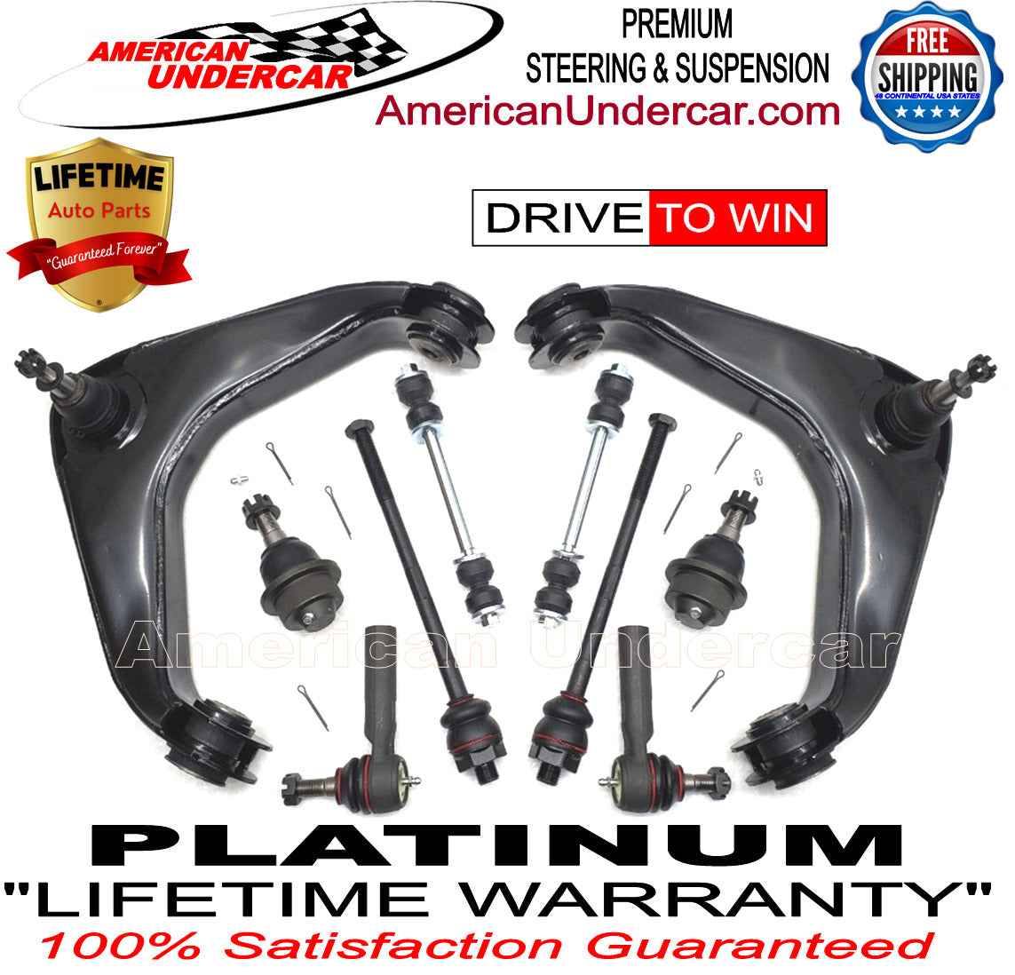 Lifetime Steering and Suspension Kit | 2001-2010 GMC Sierra 3500HD 2WD