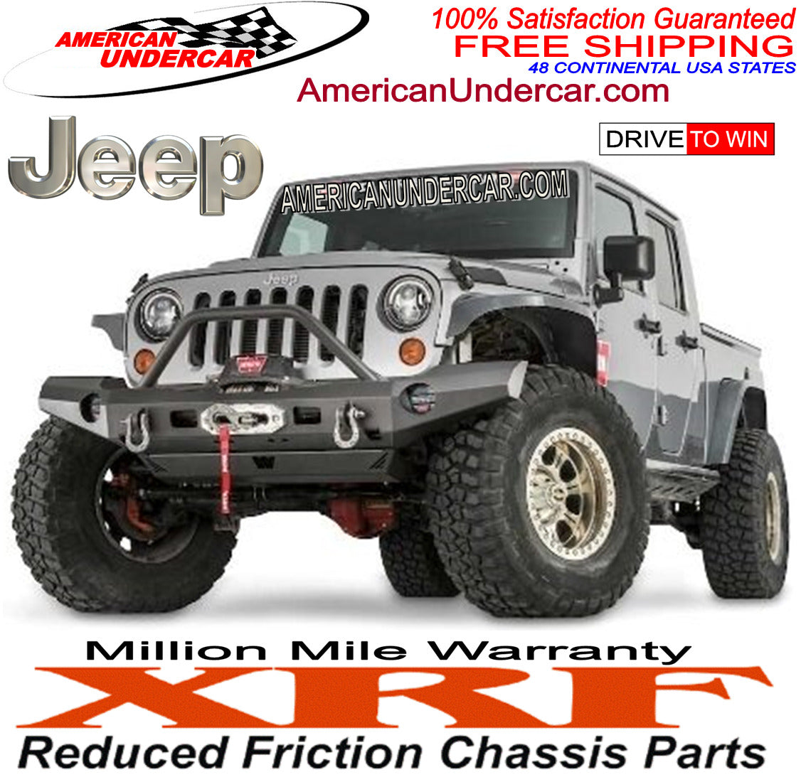 XRF Ball Joint Suspension Kit | 2018-2025 Jeep Gladiator JT, Wrangler JL 4x4