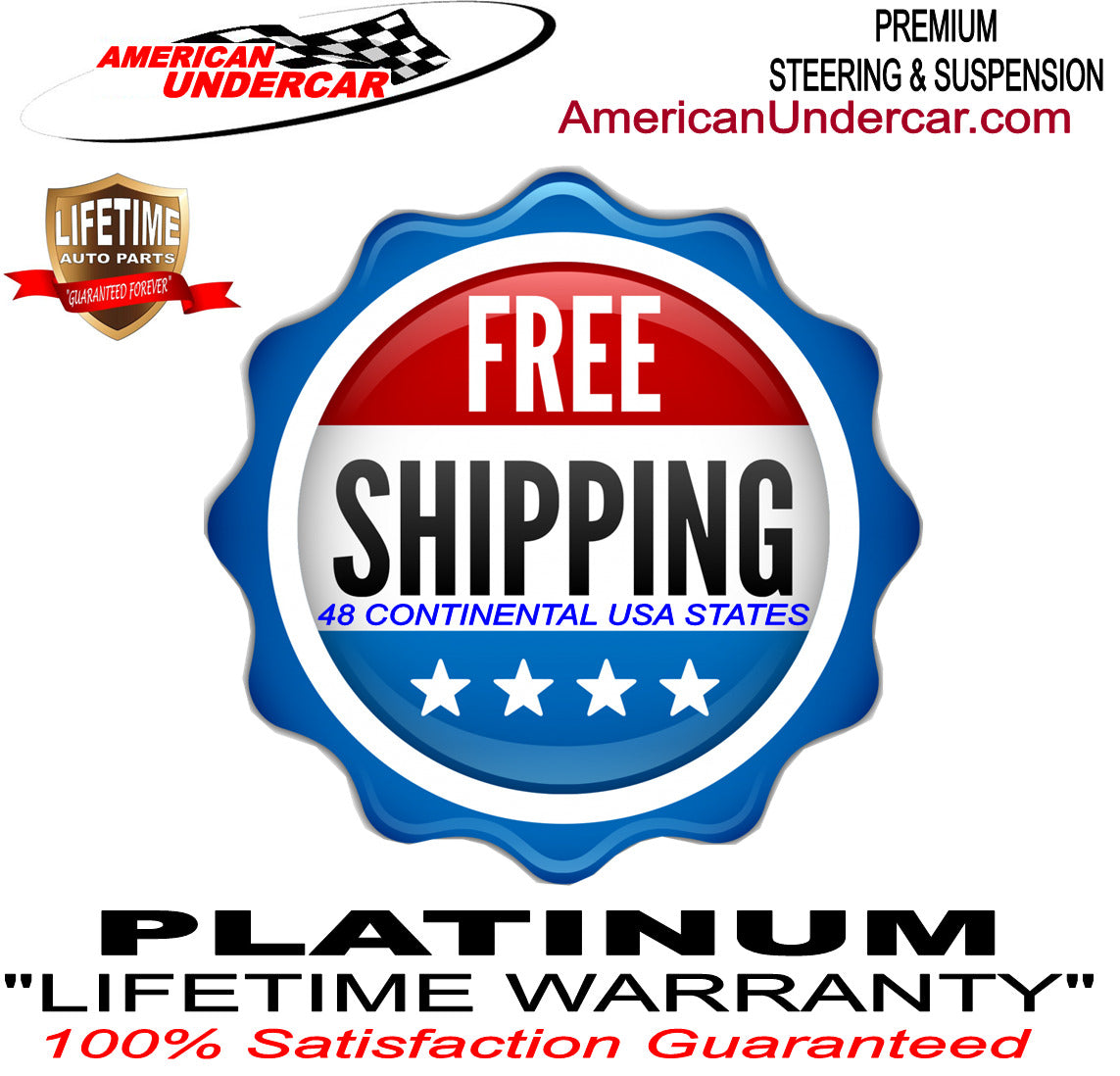 Lifetime Ball Joint Suspension Kit | 1999-2019 Ford E450 2WD
